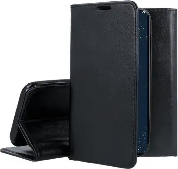 Mbështjellës flip cover HAVANA Premium 23714 për iPhone 17 Air, PU lëkurë, me magnet, stand, xhep karte, e zezë
