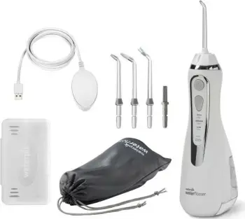 Irigator dhëmbësh Waterpik WP-580, pa kabllo, 207ml, i bardhë