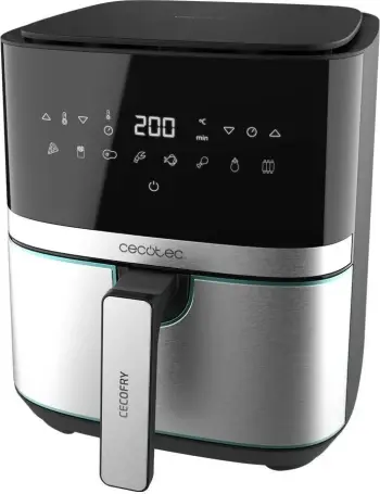 Fritezë pa vaj Cecotec Cecofry Full Inox 5500 Pro, 5L, 1700W, argjendtë