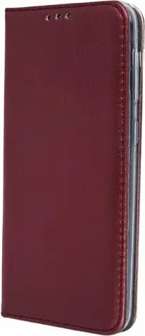 Mbështjellës HAVANA Premium Flip Cover Samsung Galaxy S20 Ultra G988, mbyllje me magnet, xhep për kartelë, e kuqe burgundy