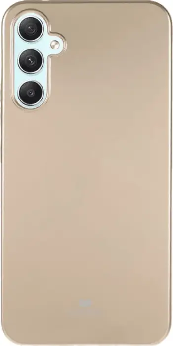Mbështjellës Goospery Jelly Thin Silicone për Samsung Galaxy A34, ngjyrë ari