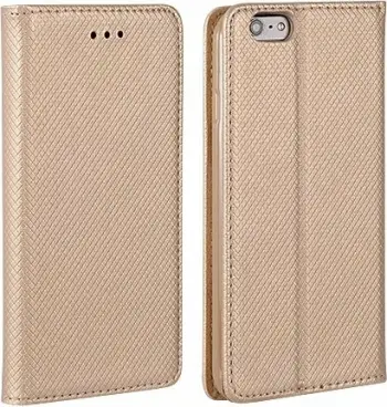 Mbështjellës magnetik me kapak (flip) HAVANA 10302 për iPhone 7/8/SE 2020, ngjyrë ari
