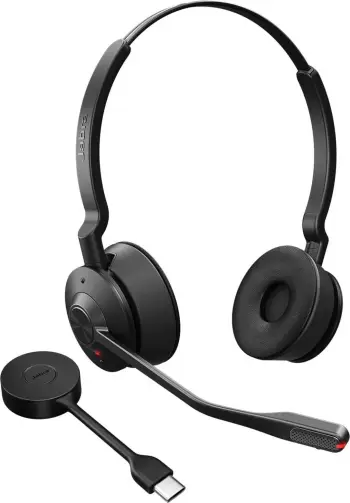 Kufje Jabra Engage 55 SE, USB-C UC Stereo, Wireless, e zezë