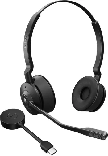 Kufje Jabra Engage 55 SE, USB-C MS Stereo, Wireless, Zyrë/Call center, E zezë