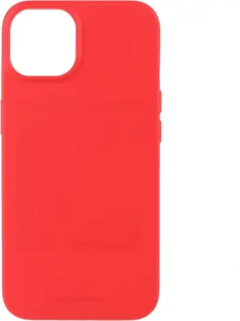 Mbështjellës silikoni Goospery Soft Feeling për iPhone 15, kuqe