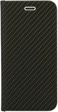 Mbështjellës flip HAVANA Premium 10443 për Xiaomi Redmi 7A, xhep për kartelë, mbyllje magnetike, e zezë karbon