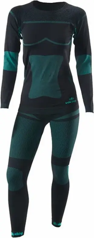 Set termoaktiv Viking për femra, ngjyrë jeshile