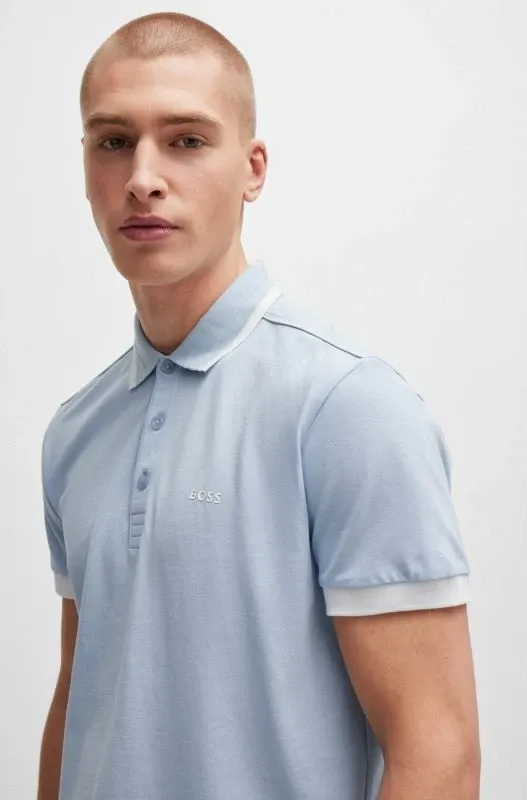 Maicë polo për meshkuj Boss, vjollcë - 3