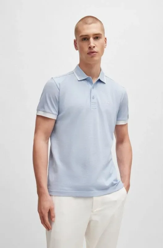 Maicë polo për meshkuj Boss, vjollcë - 4