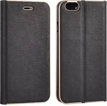 Mbështjellës flip HAVANA Premium MPN 11009 për Xiaomi Redmi Note 10 Lite, magnetik, me xhep për kartë, i zi me skaj të artë