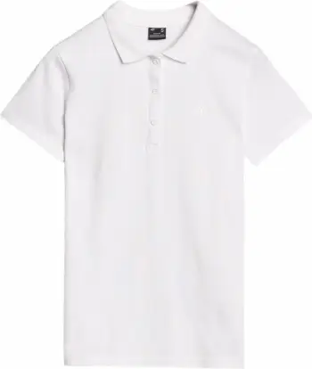 Maicë polo femra 4F, e bardhë