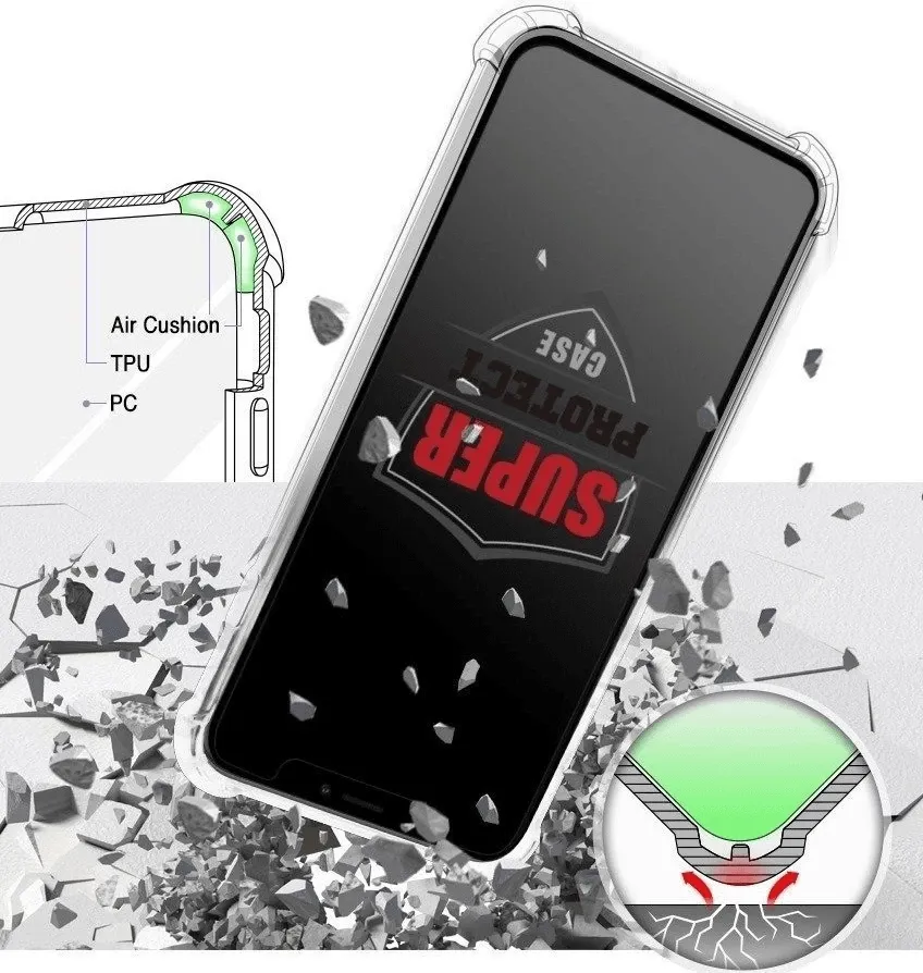 Mbështjellës Goospery Super Protect për Huawei P40 Lite, transparent - 1