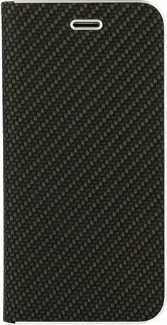 Mbështjellës flip HAVANA Premium për Samsung Galaxy S10 Lite G770 / Galaxy A91 A915, mbyllje magnetike, xhep për kartë, e zezë Carbon
