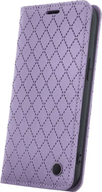 Mbështjellës ONASI Flip Cover Karo për iPhone 17 Air, me kapak magnetik & 3 xhepa, vjollcë
