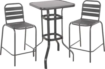 Set për bar Laura FH21054, 3 pjesë, metal