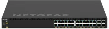 Switch NETGEAR GSM4328-100AJS, Managed, L3, Gigabit Ethernet, PoE, Rack mounting, 1U, e zezë