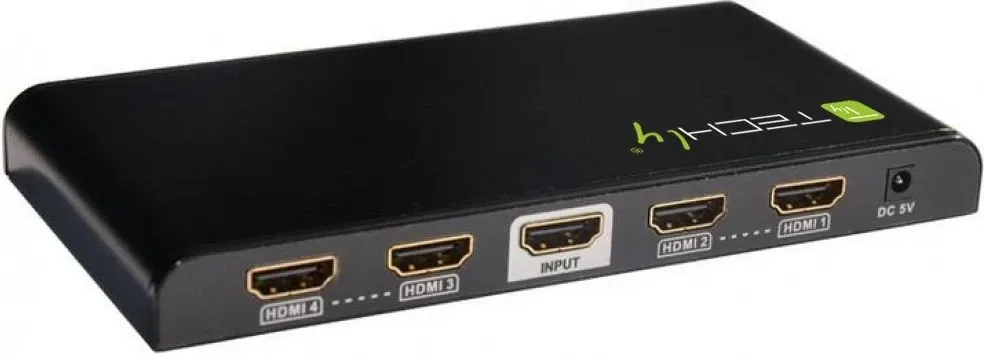 Splitter HDMI Techly 1×4, 4K@60Hz, EDID, i zi - 1