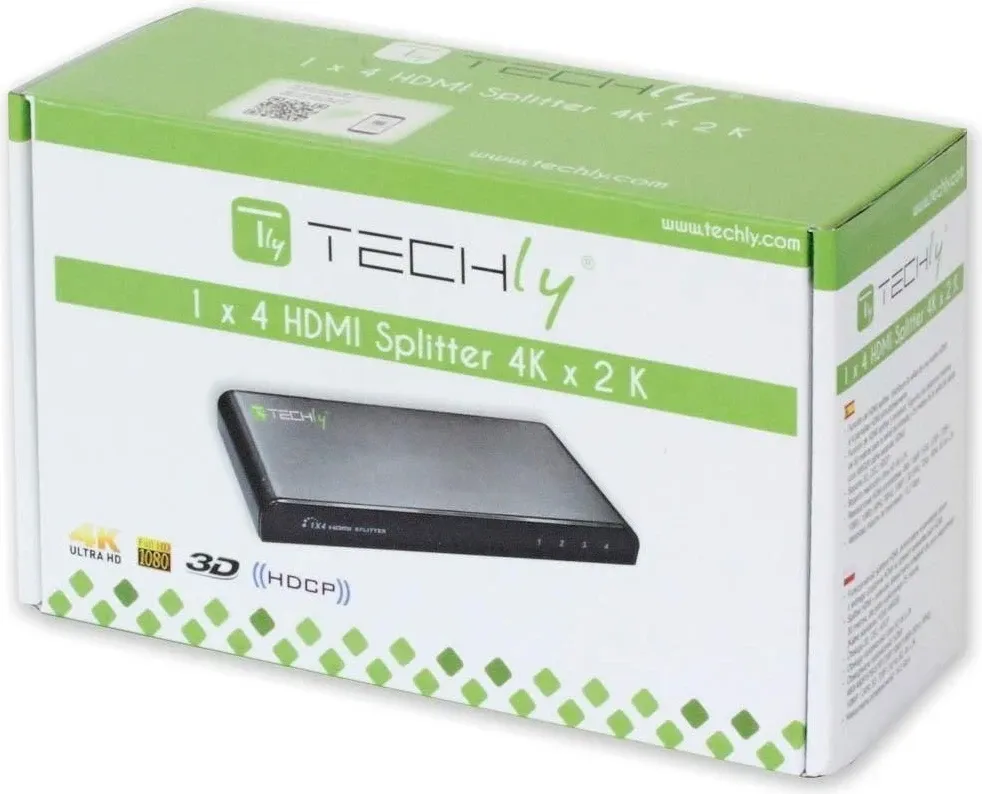 Splitter HDMI Techly 1×4, 4K@60Hz, EDID, i zi - 11