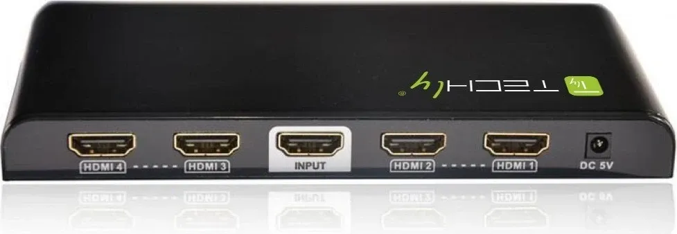Splitter HDMI Techly 1×4, 4K@60Hz, EDID, i zi - 6