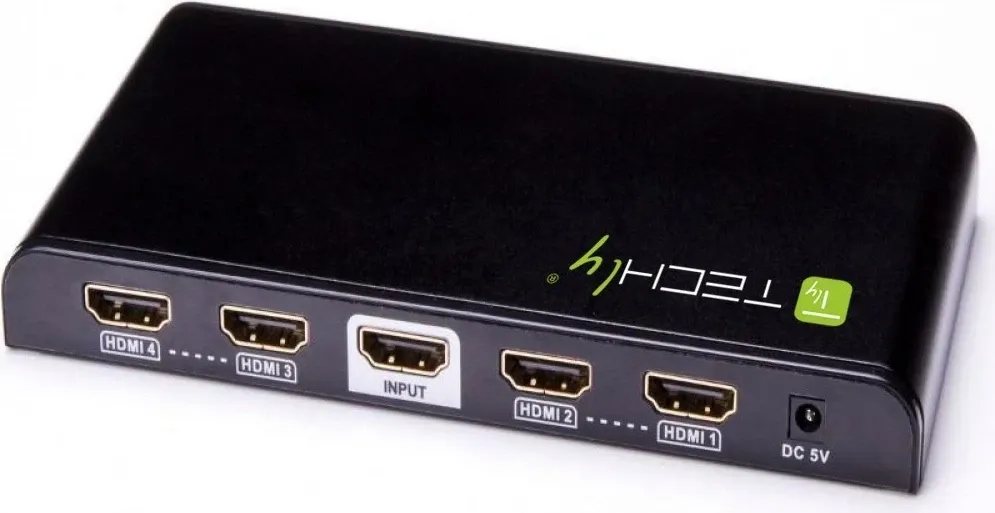 Splitter HDMI Techly 1×4, 4K@60Hz, EDID, i zi - 9