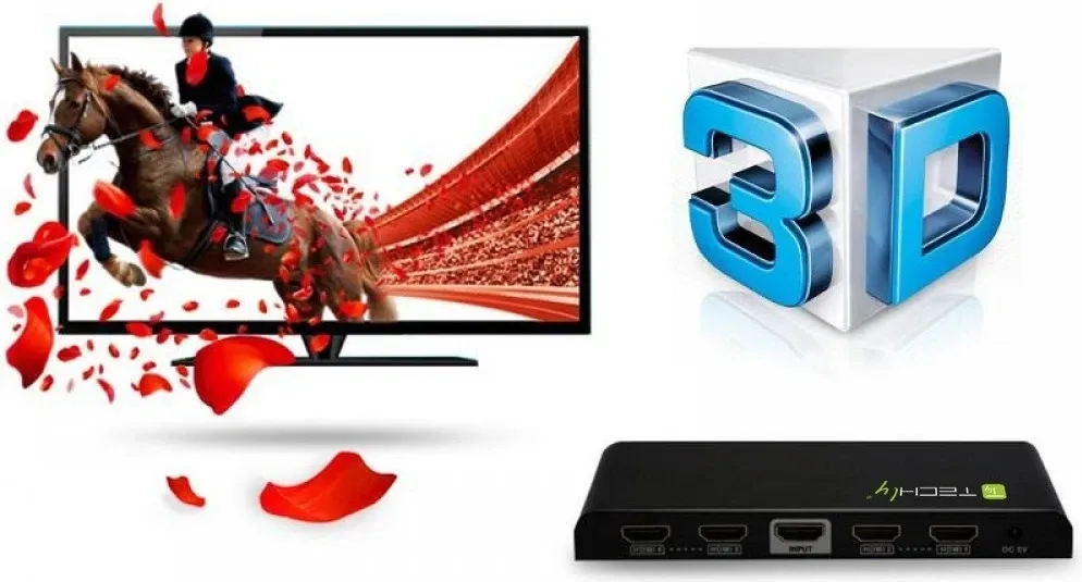 Splitter HDMI Techly 1×4, 4K@60Hz, EDID, i zi - 10