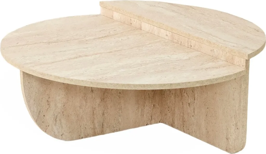 Tavolinë kafeje Hanah Home, Podium, ngjyrë travertine - 7