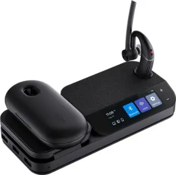 Kufje Yealink BH71-WORKSTATION-PRO, Wireless, 100 - 20000 Hz, Office/Call center, 18 g, Black