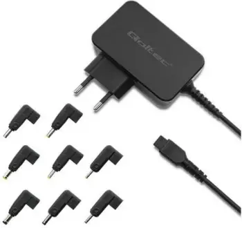 Adapter universal Qoltec 30W, 8 konektorë