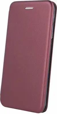 Mbështjellës flip i butë HAVANA Premium për Samsung Galaxy S21 Ultra G998, me magnet, xhep karte, Burgundy Red