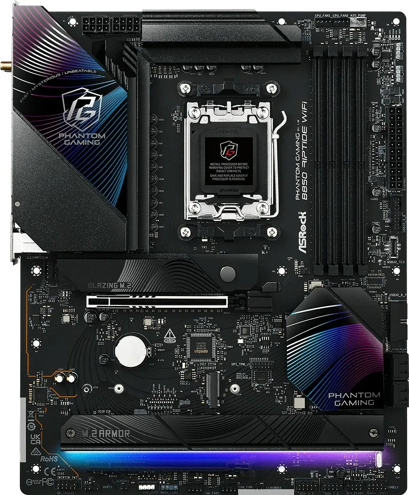 Pllakë amë ASRock B850 Riptide WiFi, AM5 - 1