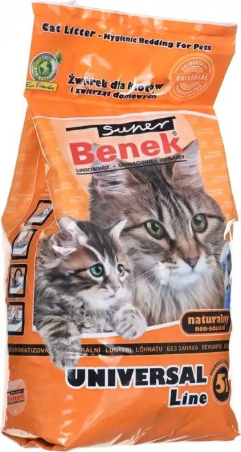 Rërë për maca CERTECH SUPER BENEK UNIVERSAL, Bentonit, Natyrale 5L