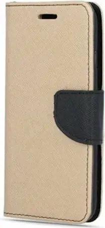 Mbështjellës flip cover HAVANA Fancy Diary për Xiaomi Mi 10T Lite, hapësirë për karta, ari/zi