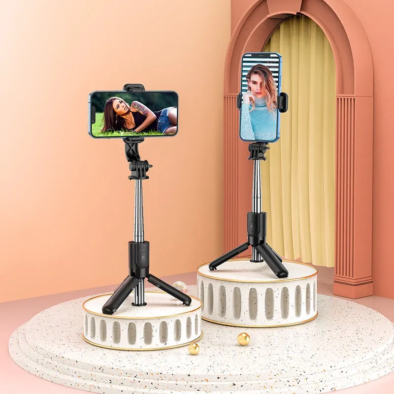 Stativ selfie/Tripod HOCO K17, 60 cm, me telekomandë, i zi - 4