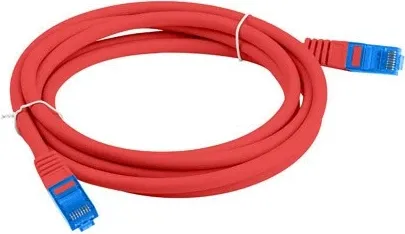 Kabllo rrjeti Lanberg CAT.6A S/FTP 0.5m e kuqe - 2