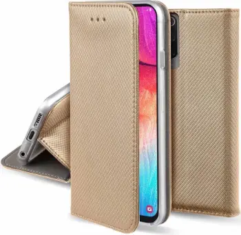 Mbështjellës HAVANA Magnetic Flip për Xiaomi Redmi Note 12 5G / Poco X5, me magnet, stand, xhep kartele, e artë