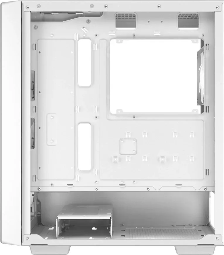 Kasë DEEPCOOL CC560 MESH V2 WH Midi Tower, Bardhë - 6