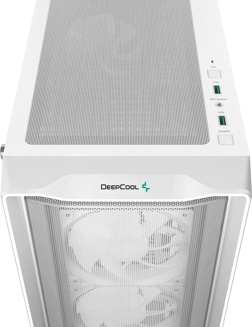 Kasë DEEPCOOL CC560 MESH V2 WH Midi Tower, Bardhë - 8