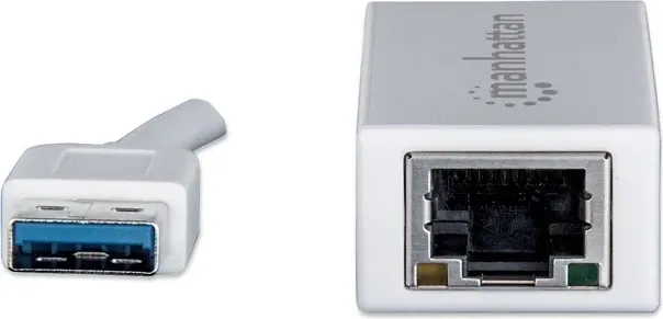 Konvertuesi Manhattan USB në RJ45, bardhë - 3