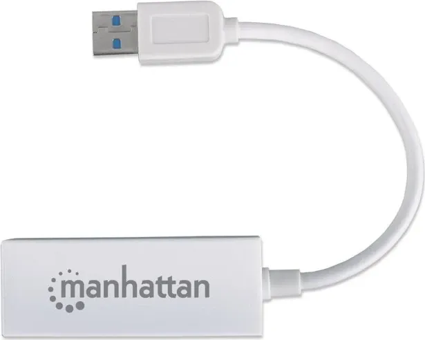 Konvertuesi Manhattan USB në RJ45, bardhë - 4