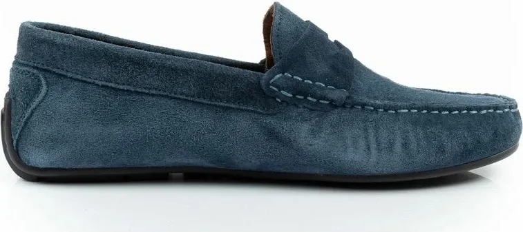 Këpucë meshkuj Wrangler Maifield Suede, navy blue - 4