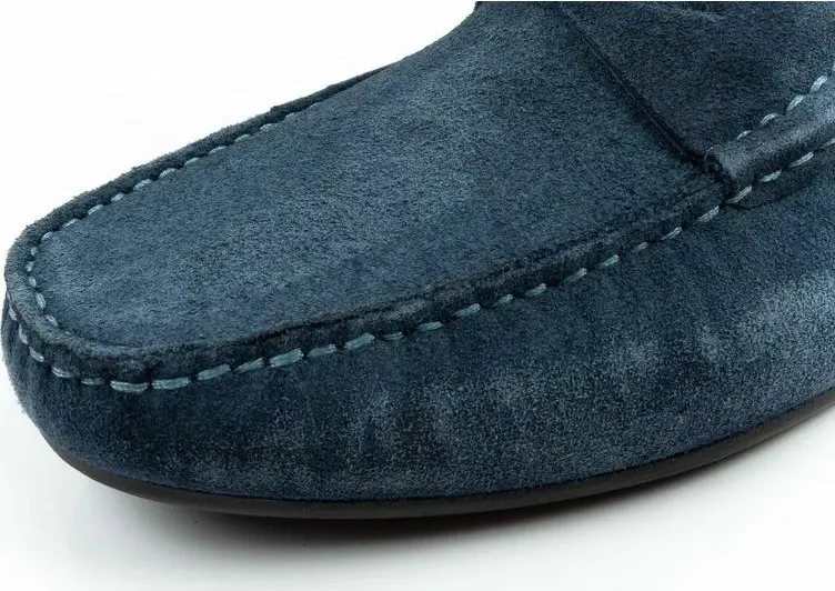 Këpucë meshkuj Wrangler Maifield Suede, navy blue - 6