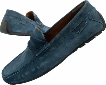 Këpucë meshkuj Wrangler Maifield Suede, navy blue