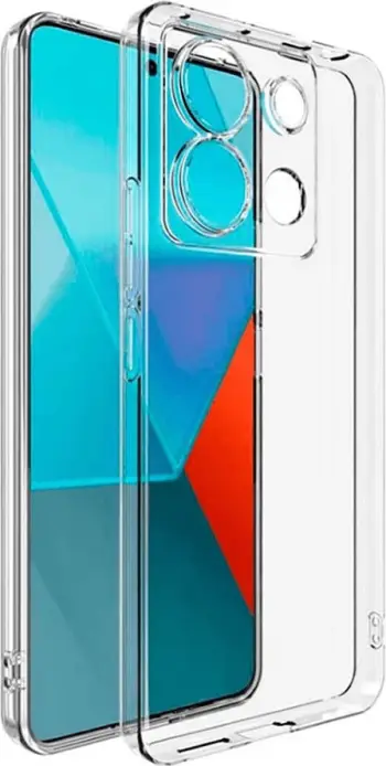 Mbështjellës ultra i hollë silikoni ONASI për Xiaomi Redmi Note 13 Pro, 0.3 mm, transparent
