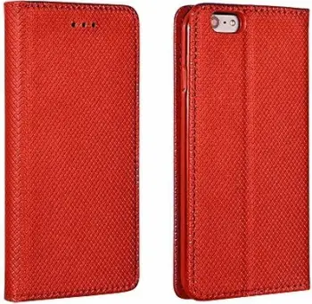 Mbështjellës flip magnetik HAVANA për Xiaomi Mi 11, me stand dhe xhep karte, i kuq