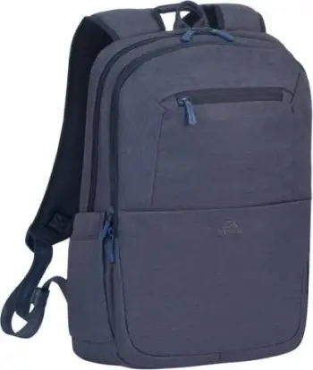 Çantë shpine për laptop RIVACASE 7760 deri 15.6\", me ndarje për tablet 10\", poliester, rezistente ndaj ujit, e kaltër e errët