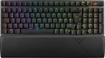 Tastierë mekanike gaming ASUS ROG Strix Scope II 96 Wireless, RGB, QWERTZ, e zezë