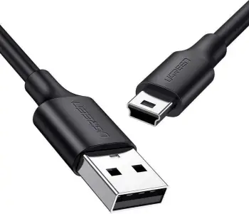 Kabllo USB UGREEN 10385, mini USB, 1.5m, E zezë