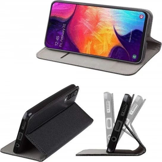 Mbështjellës flip magnetik HAVANA 24448 për Samsung Galaxy S26 Edge, me stendë, me xhep kartele, i zi - 6
