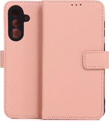 Mbështjellës flip wallet ONASI Neo Wallet për Honor 400 Lite, me magnet, stand, 2 slote karta, rozë