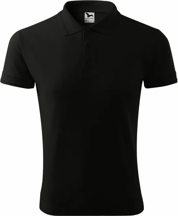 Fanellë polo Adler për meshkuj, e zezë - 5